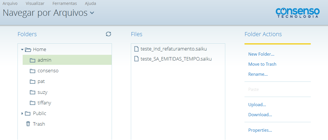 pentaho_-_tela03_-_folders.png